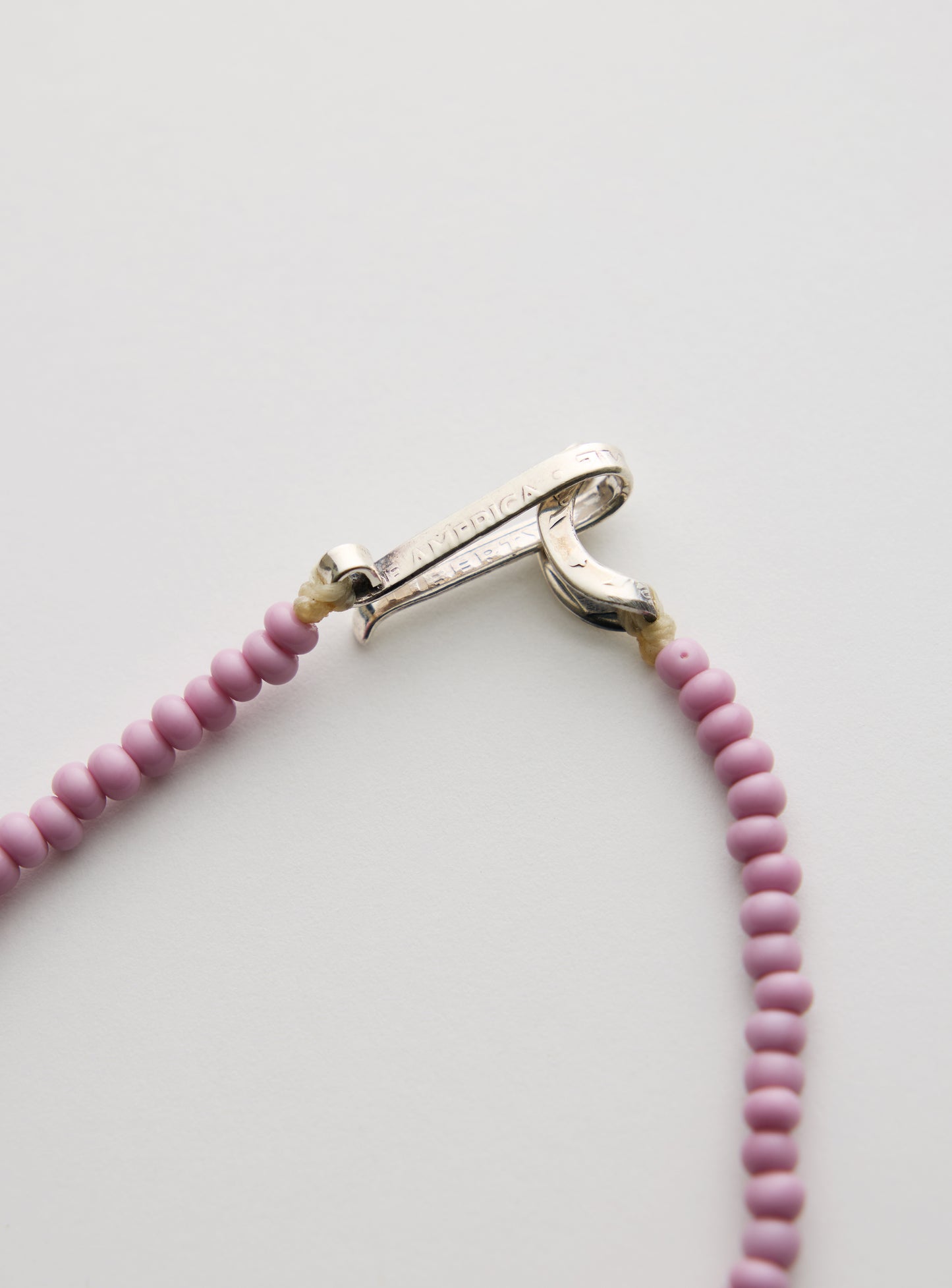Lavender Venetian Glass Necklace
