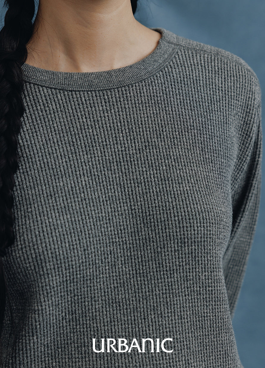 Draftman Waffle Crewneck