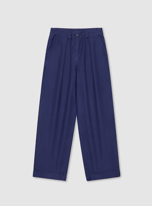 House Pocket Backsatin Pants