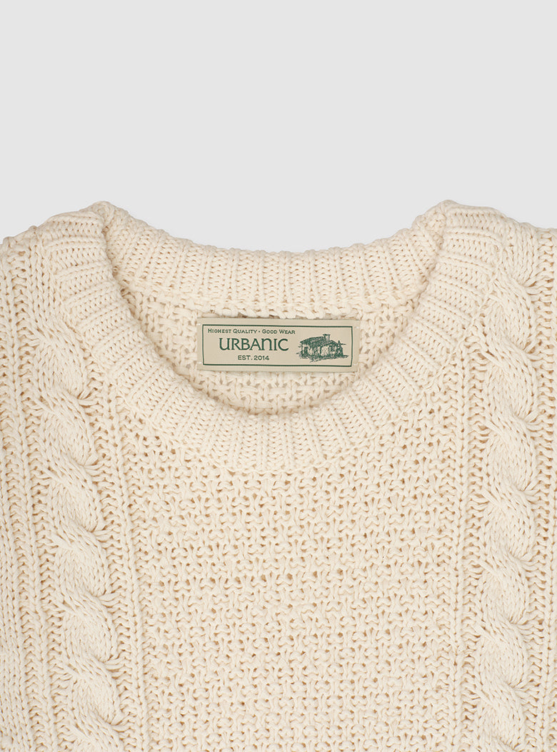 Cotton Aran Knit