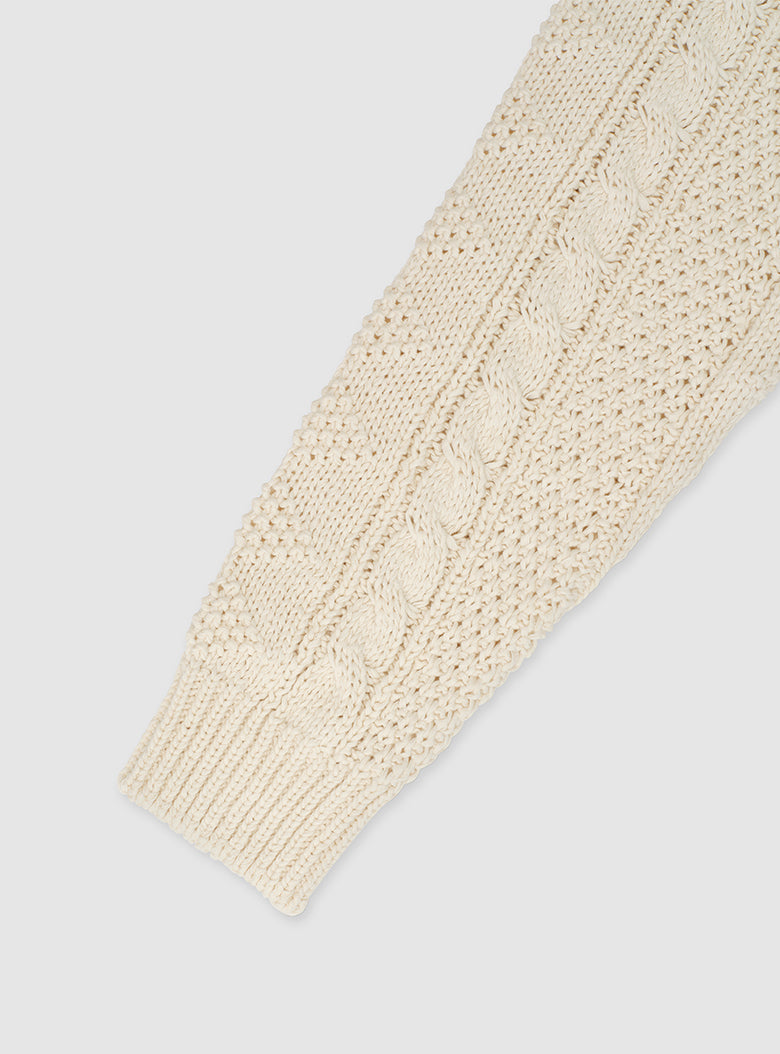 Cotton Aran Knit