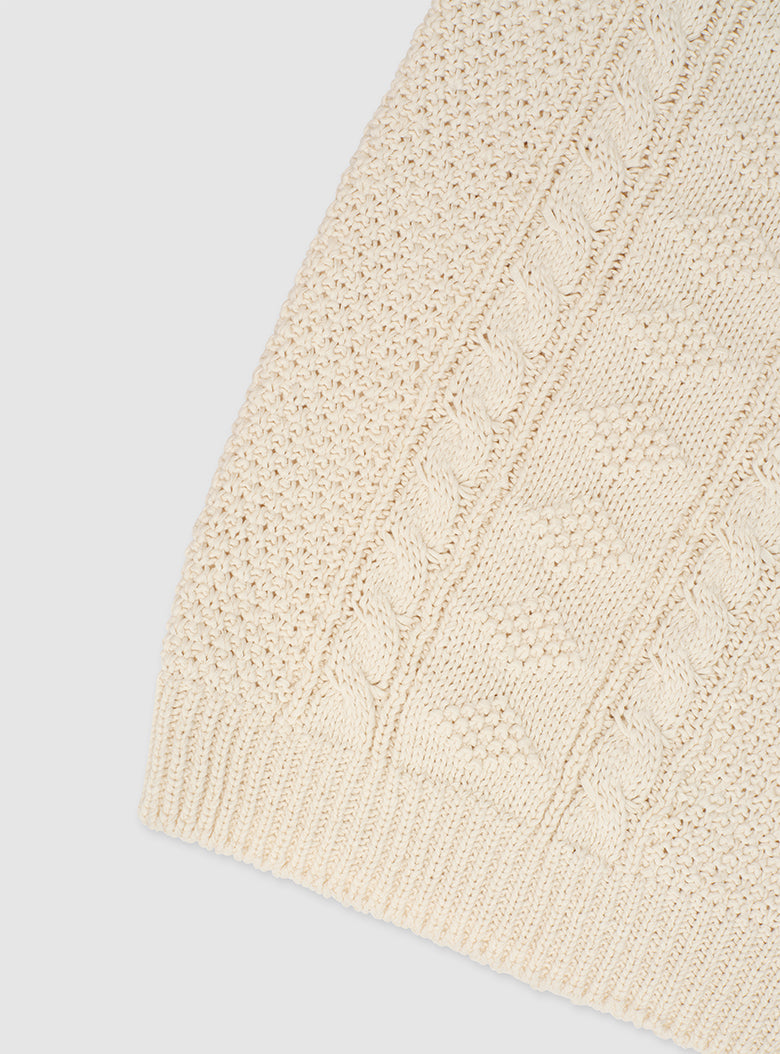 Cotton Aran Knit