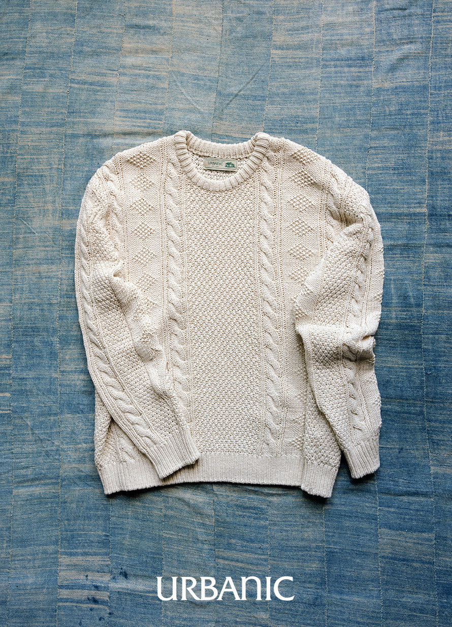 Cotton Aran Knit