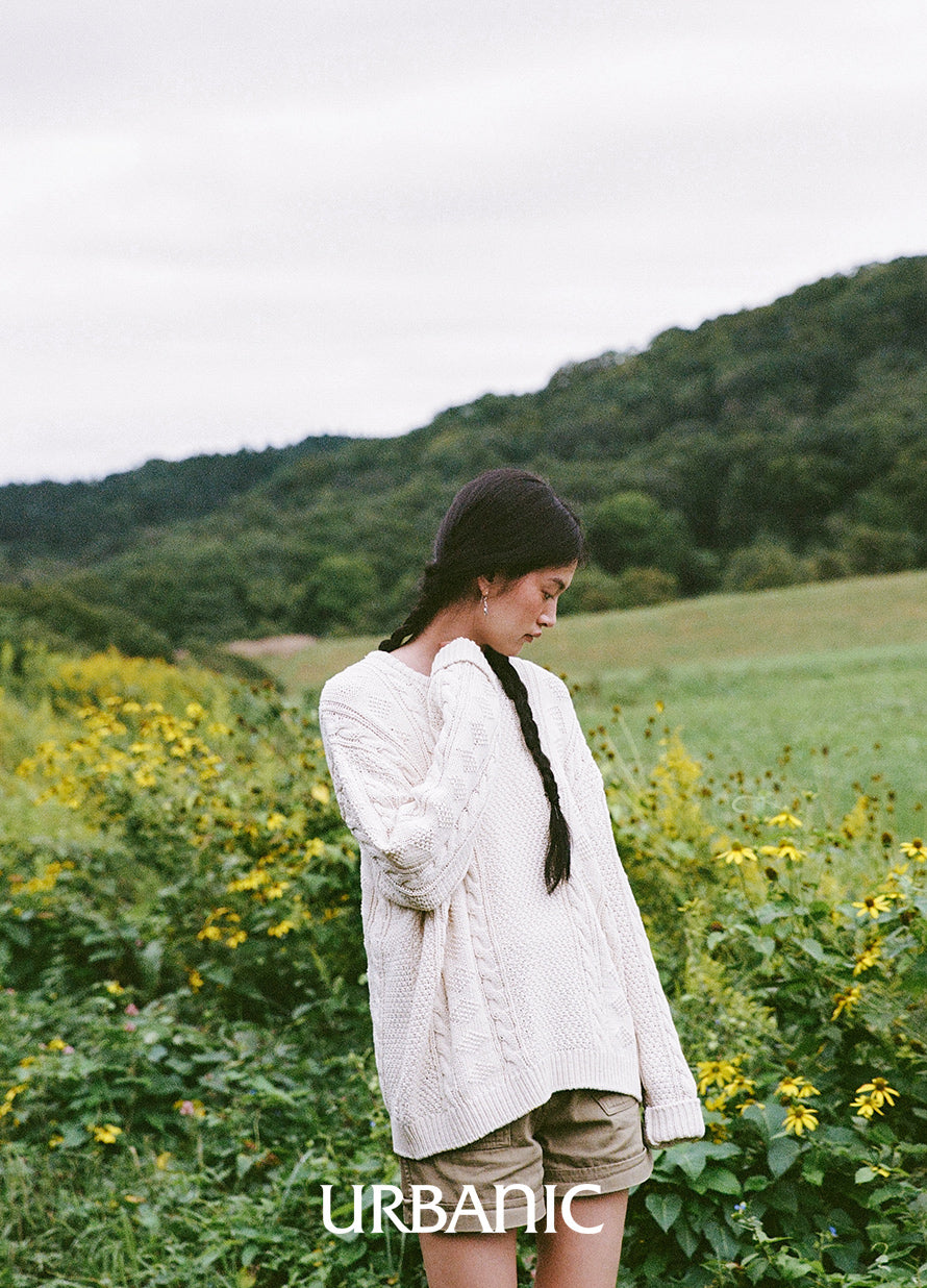 Cotton Aran Knit