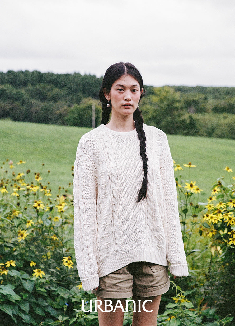 Cotton Aran Knit