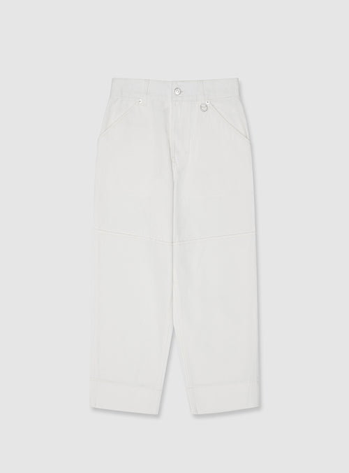 Divided Crop Denim Pants