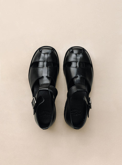 Fisherman Sandals (Black)