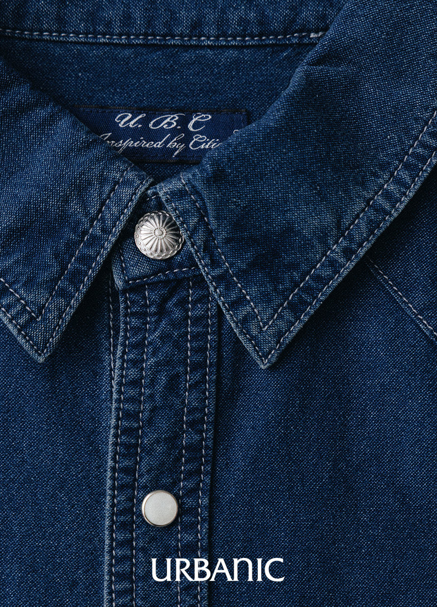 Indigo Western Shirt