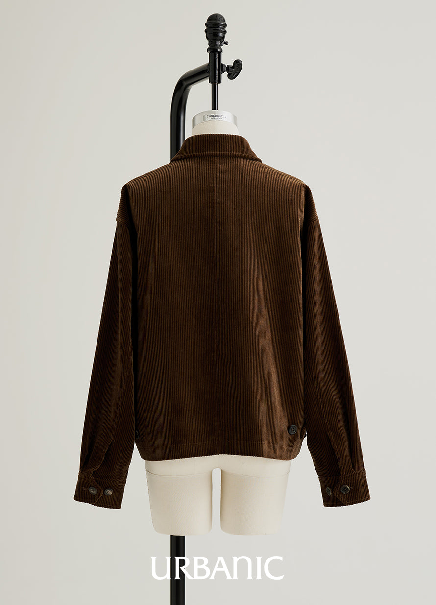 Marron Corduroy Jacket