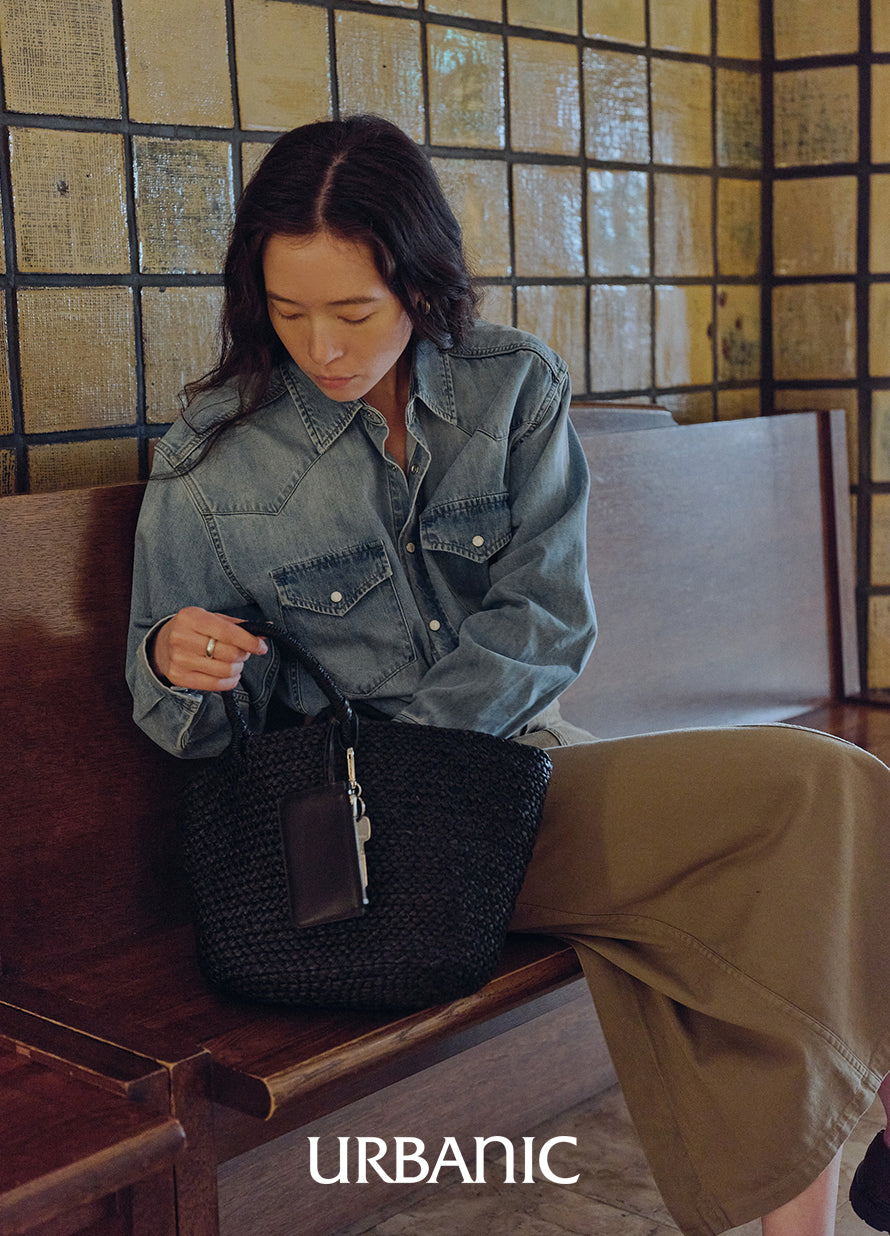 Raffia Tote Bag