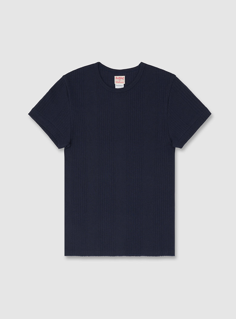 Ribbed Crew-neck Tee