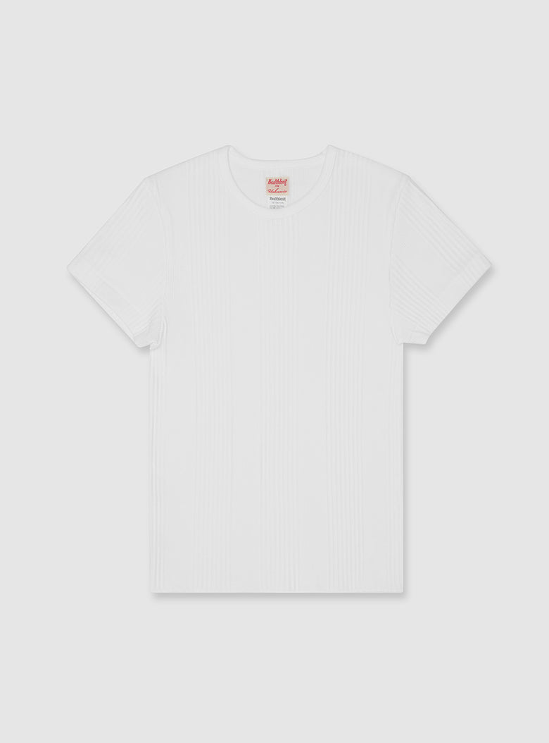 Ribbed Crew-neck Tee