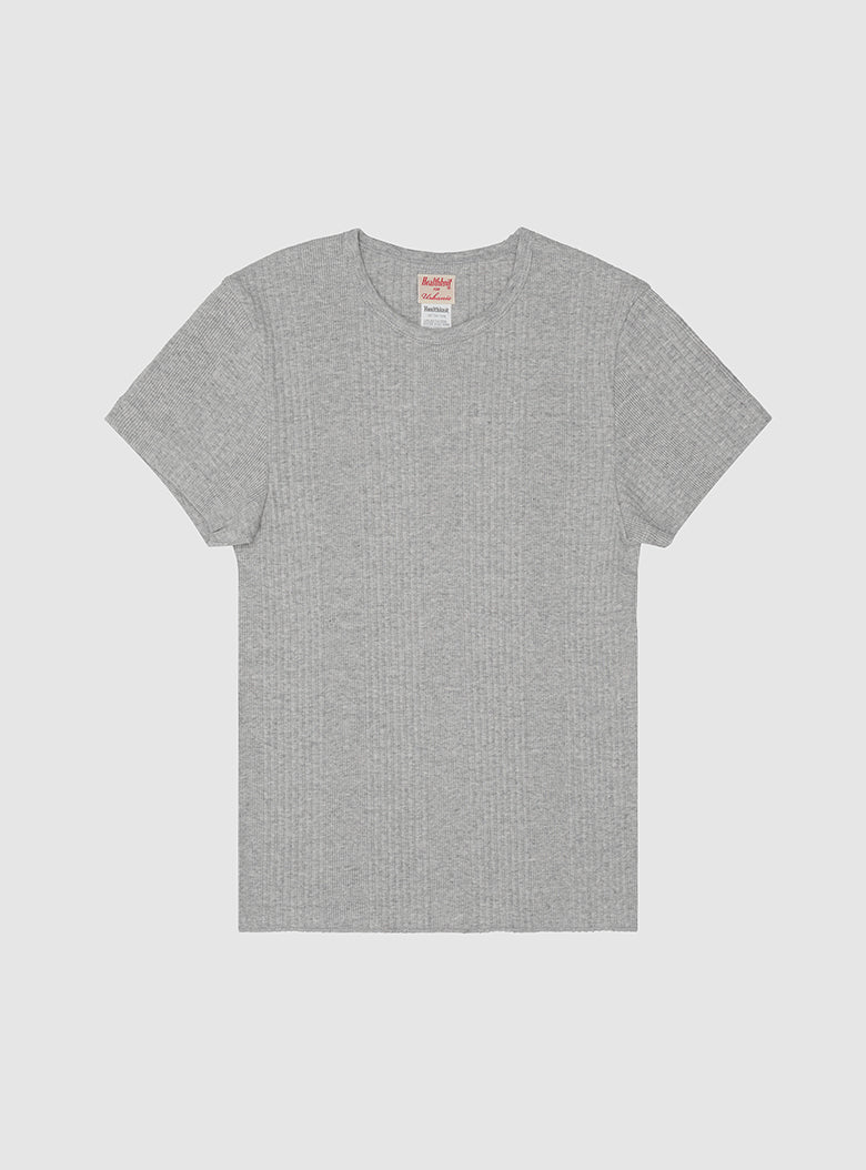 Ribbed Crew-neck Tee