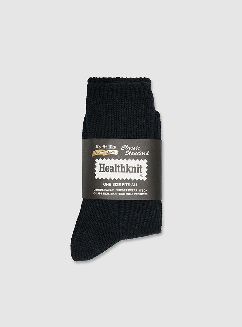 Slub Ribbed Socks