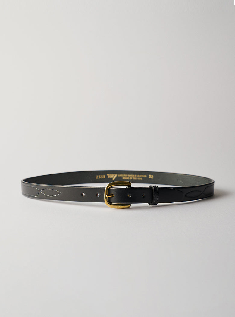 Stitched Pattern Belt