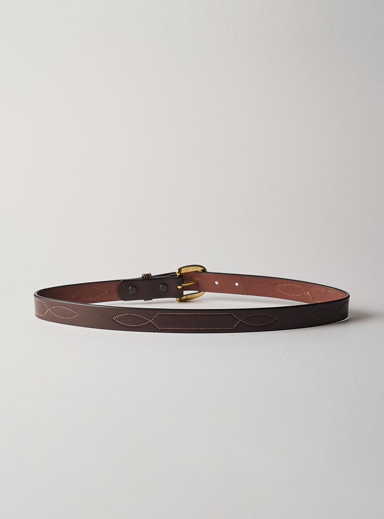 Stitched Pattern Belt