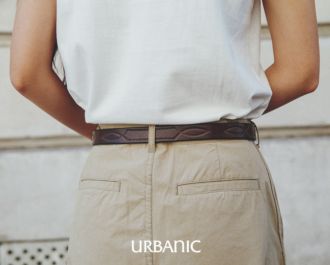 Stitched Pattern Belt