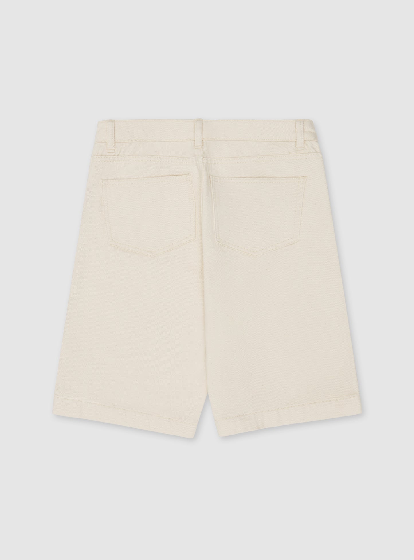 Ecru 5 Pocket Shorts
