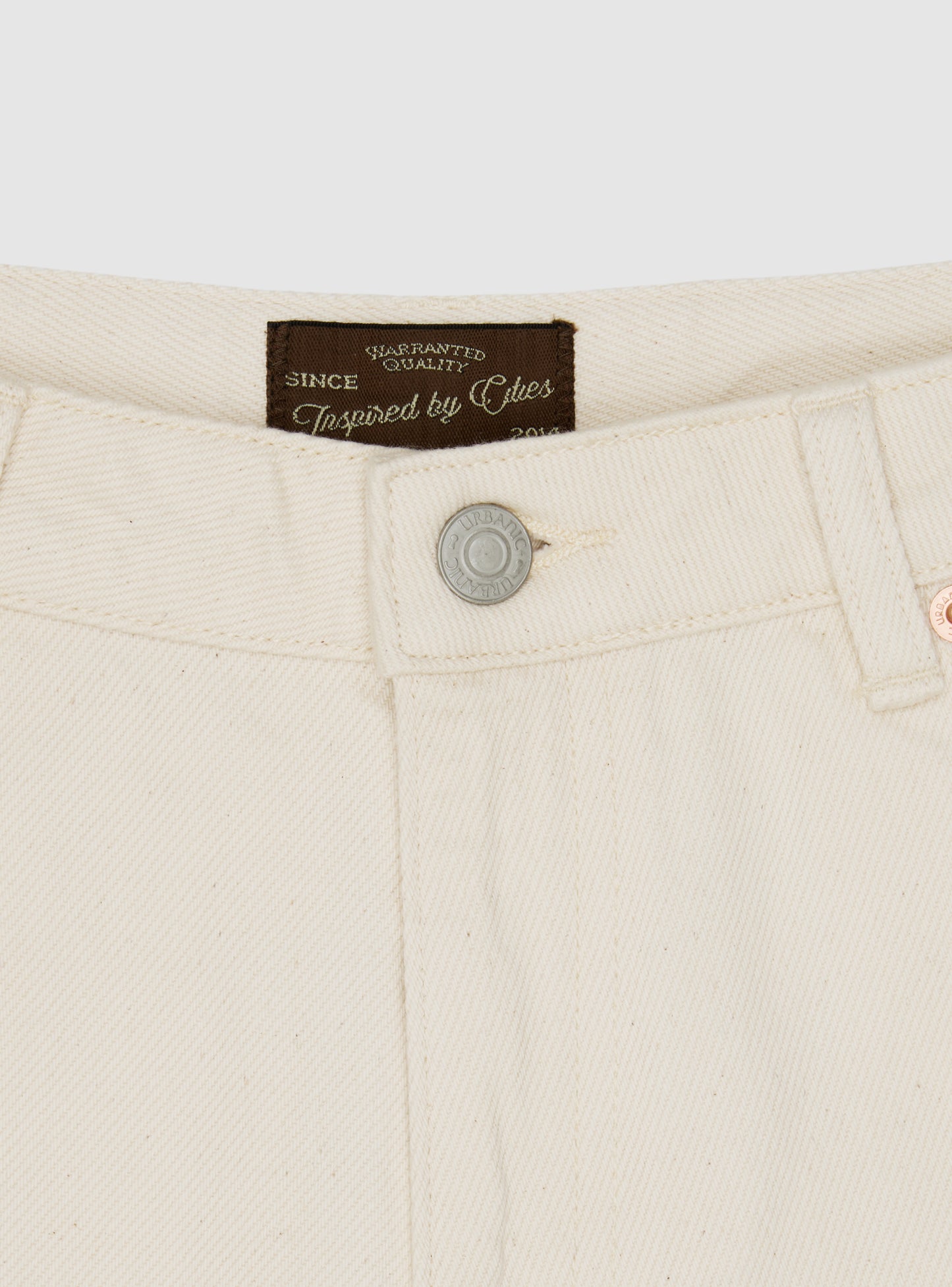 Ecru 5 Pocket Shorts