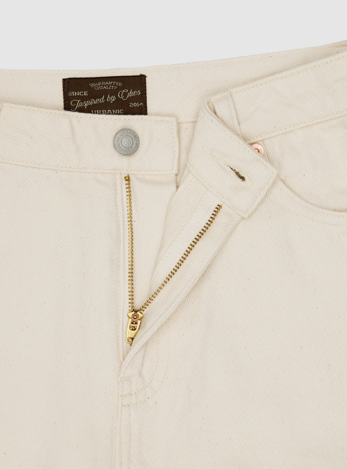 Ecru 5 Pocket Shorts