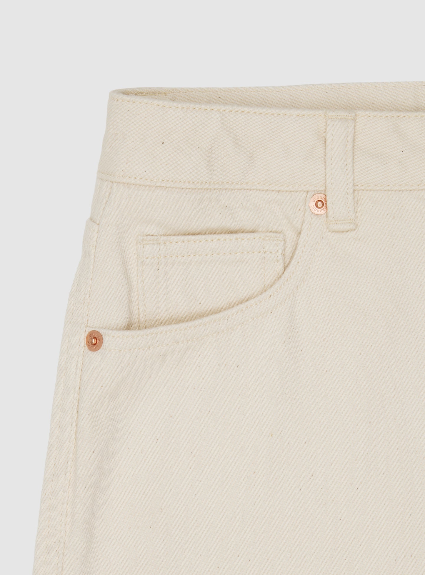 Ecru 5 Pocket Shorts