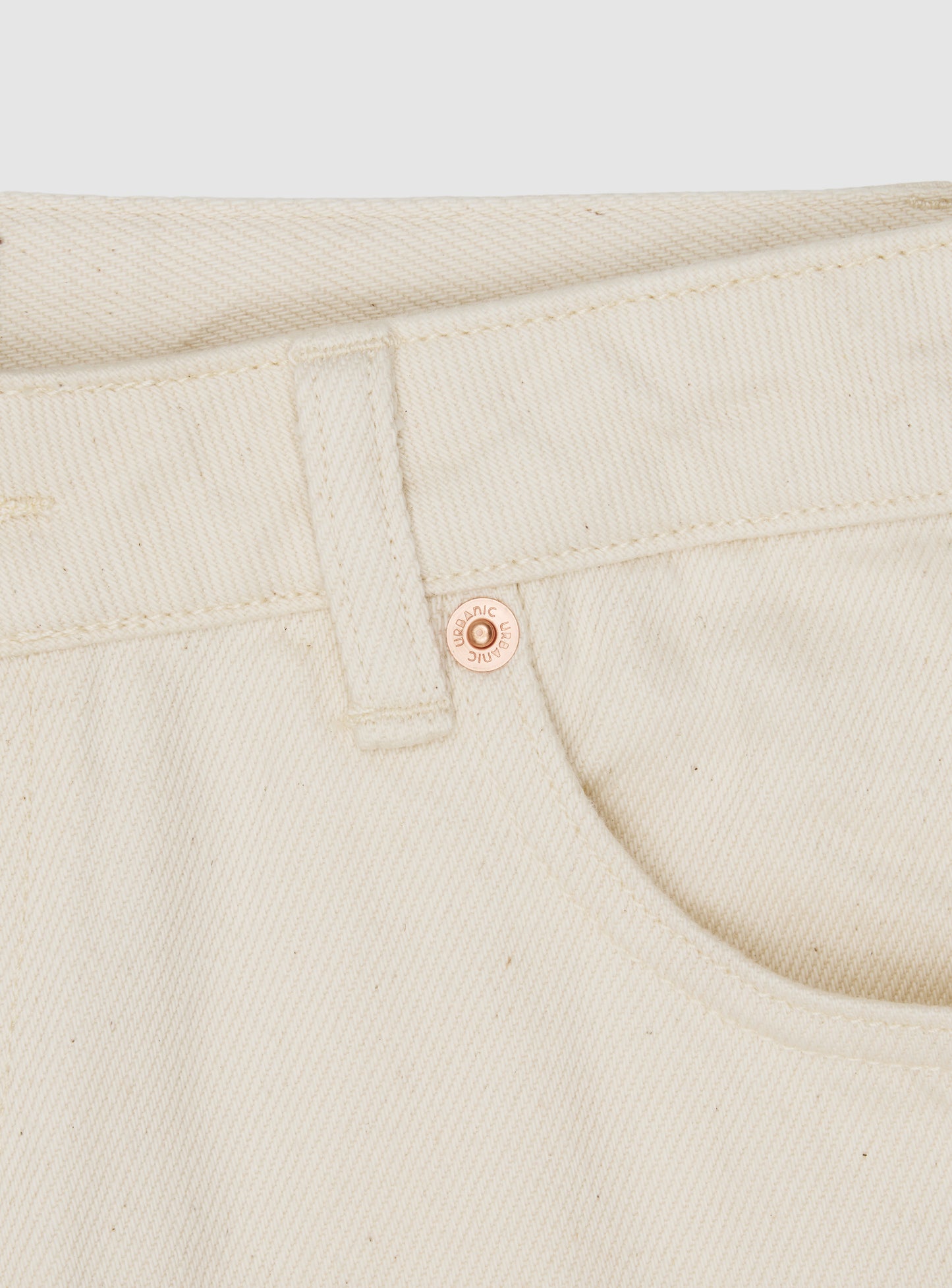 Ecru 5 Pocket Shorts