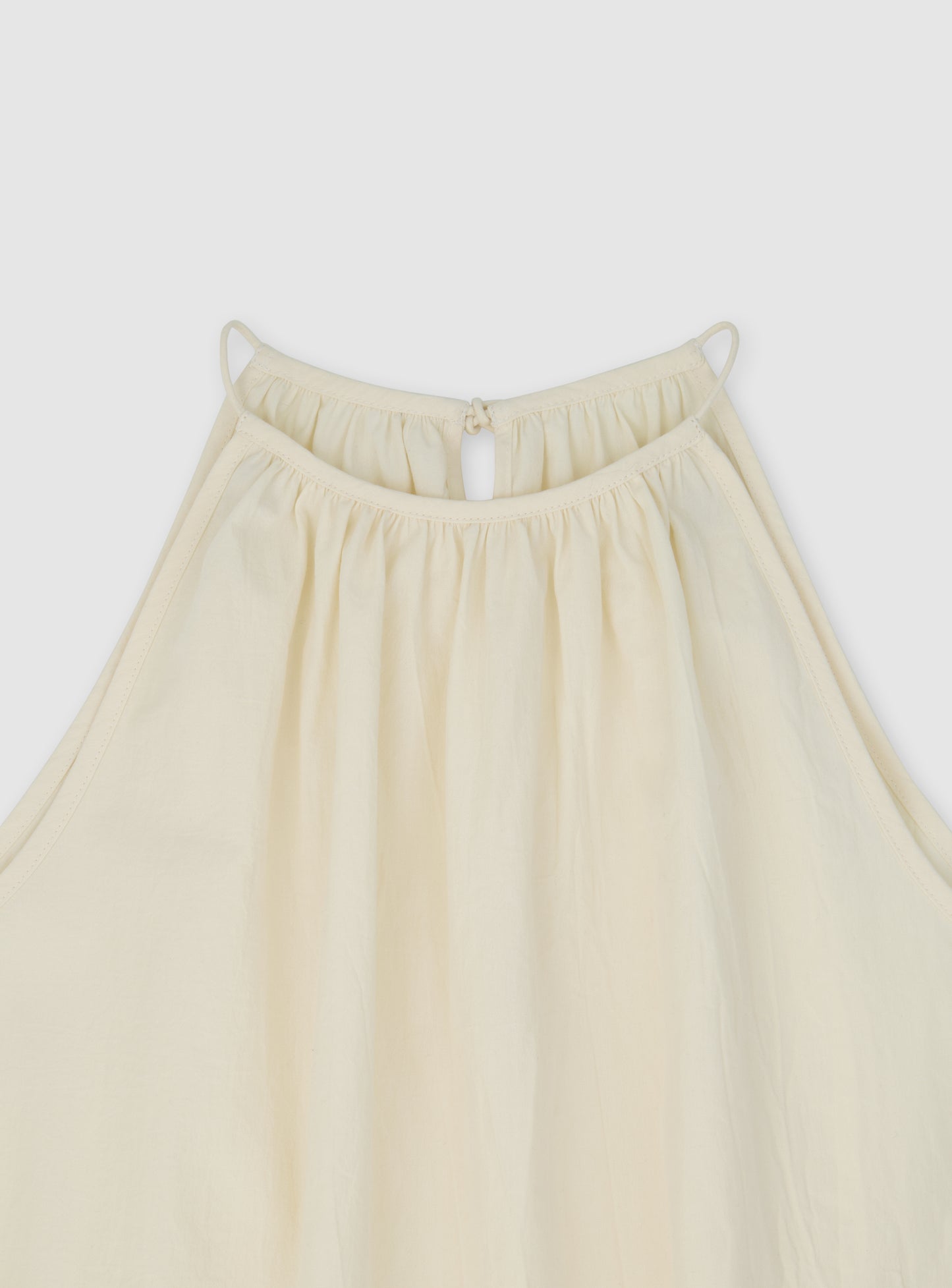 Antibes Halter Blouse (Cream)