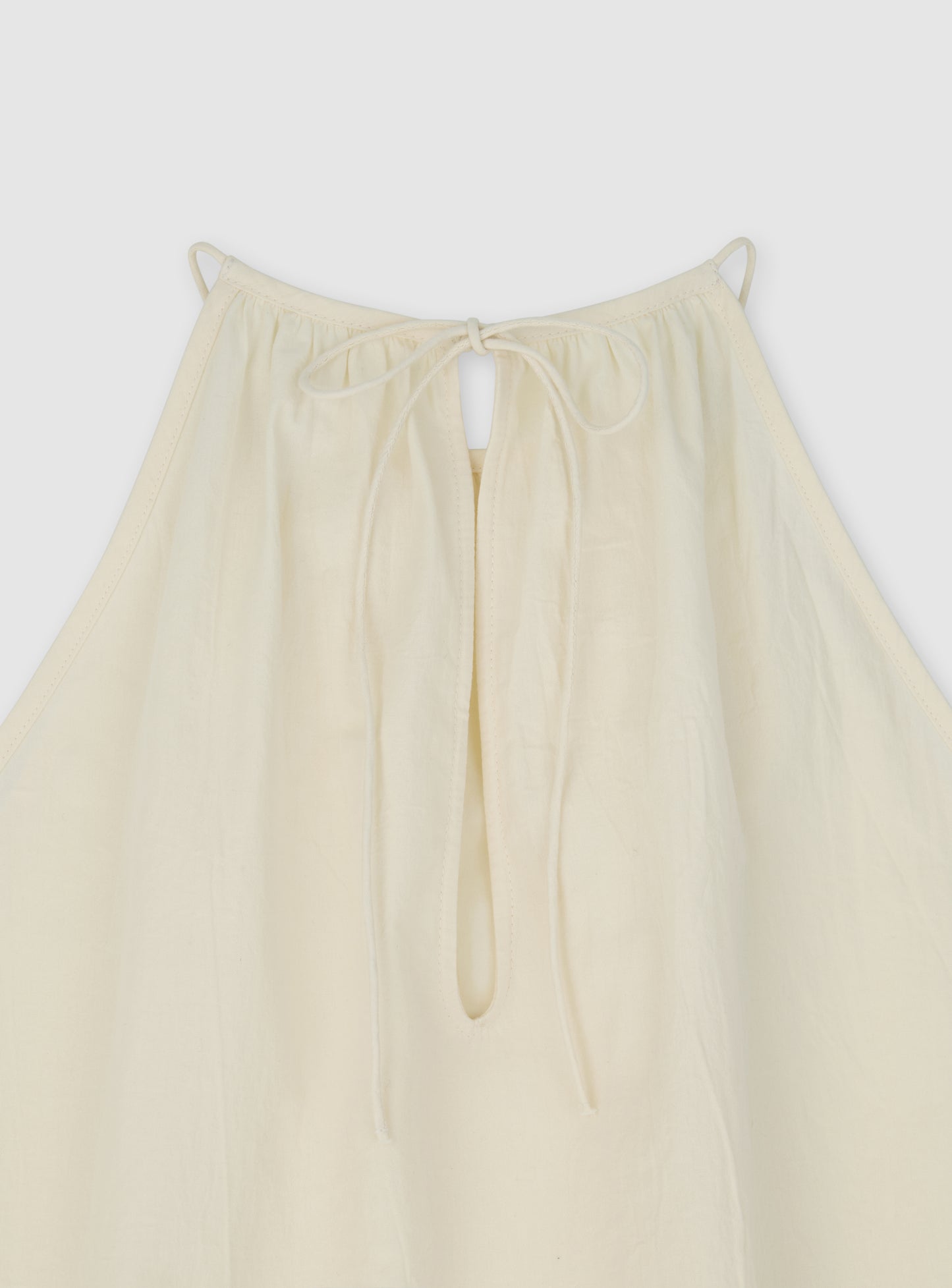 Antibes Halter Blouse (Cream)