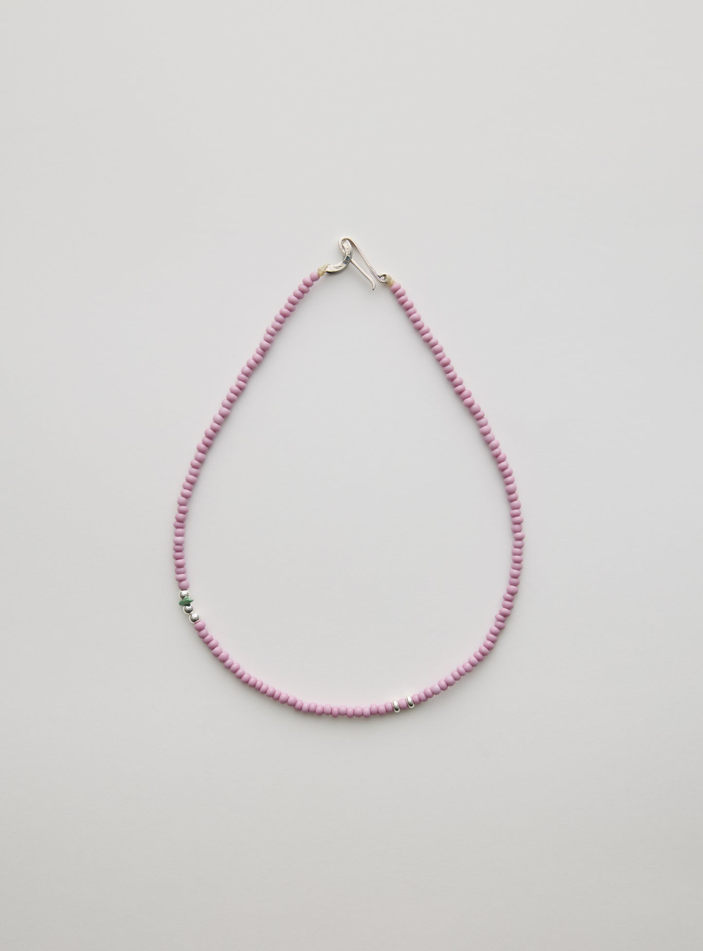 Lavender Venetian Glass Necklace