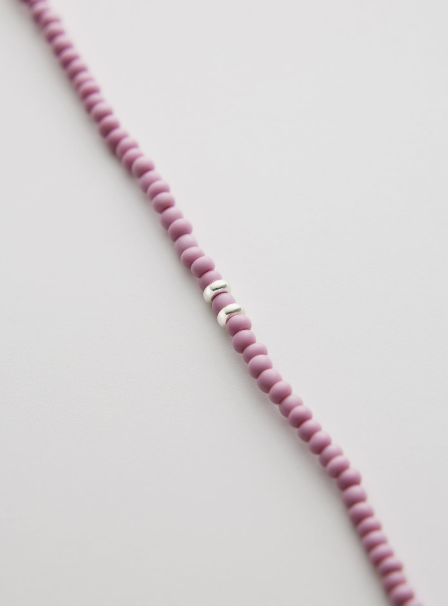 Lavender Venetian Glass Necklace