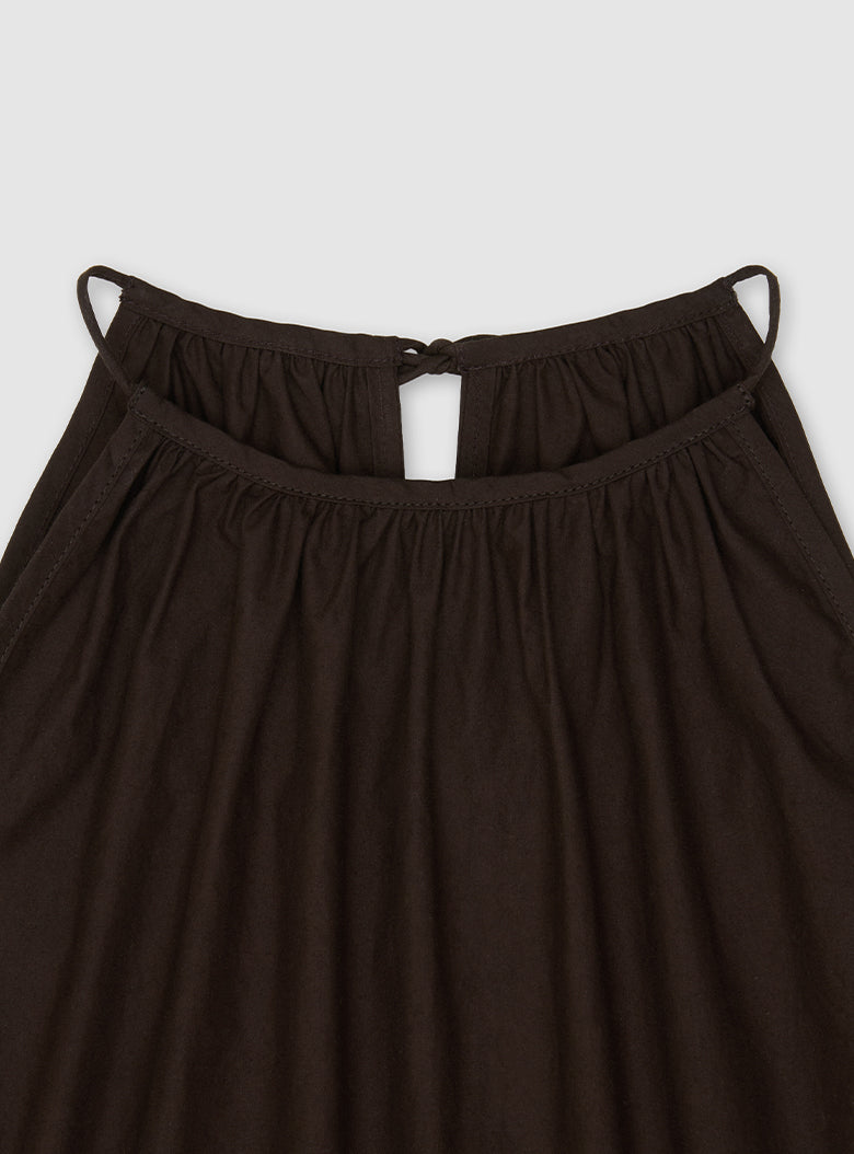 Antibes Halter Blouse (Brown)