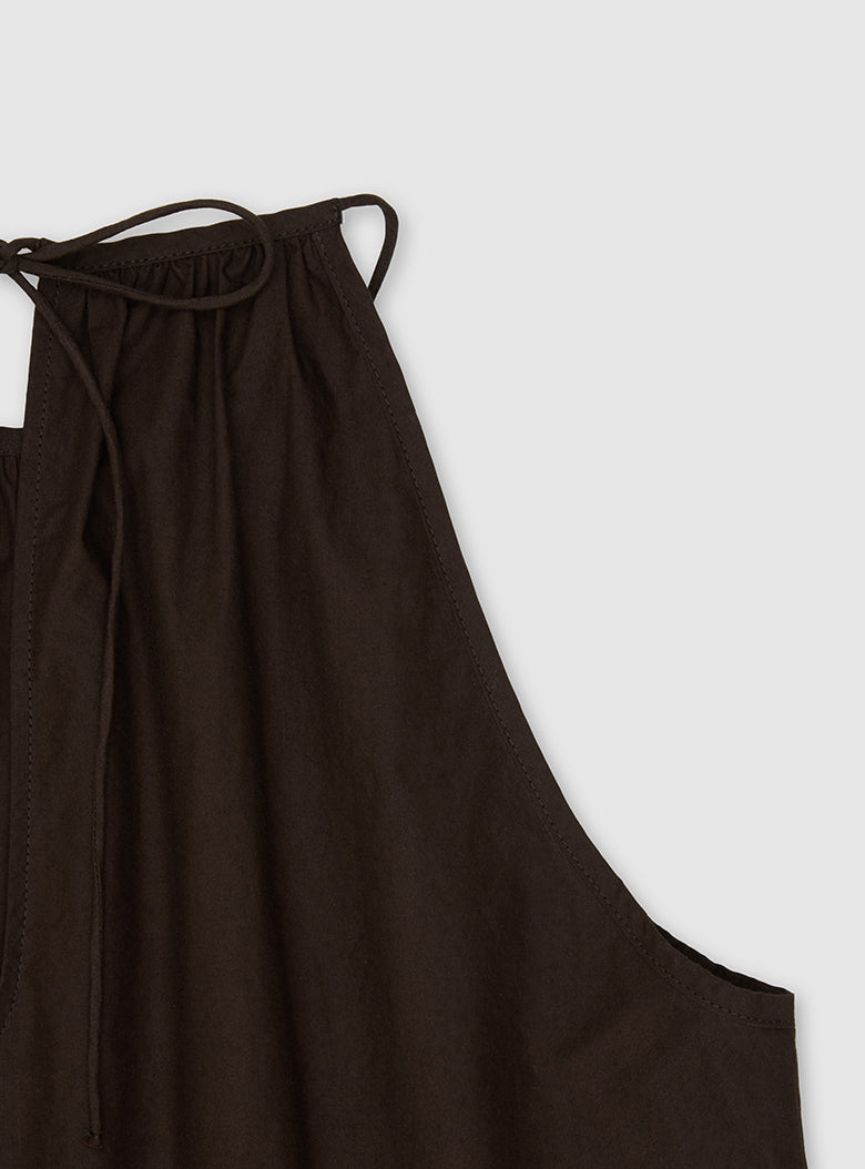 Antibes Halter Blouse (Brown)