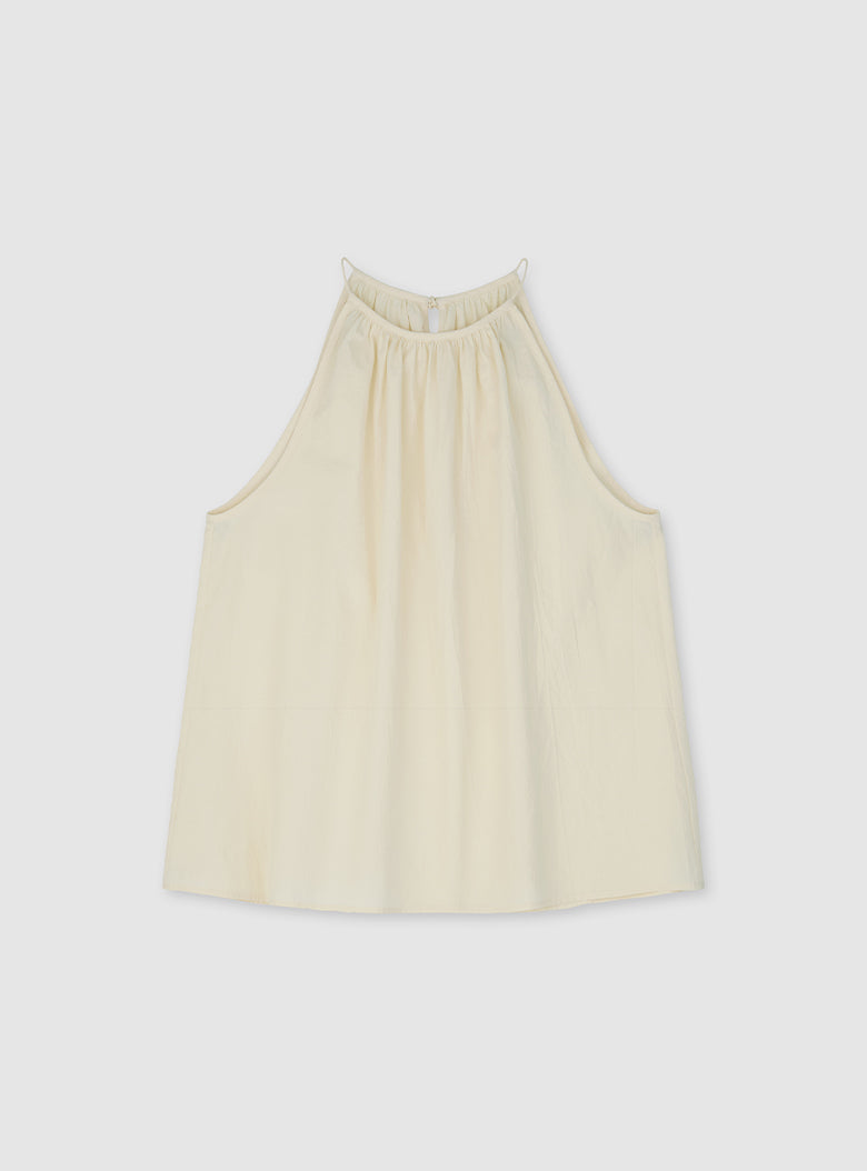 Antibes Halter Blouse (Cream)