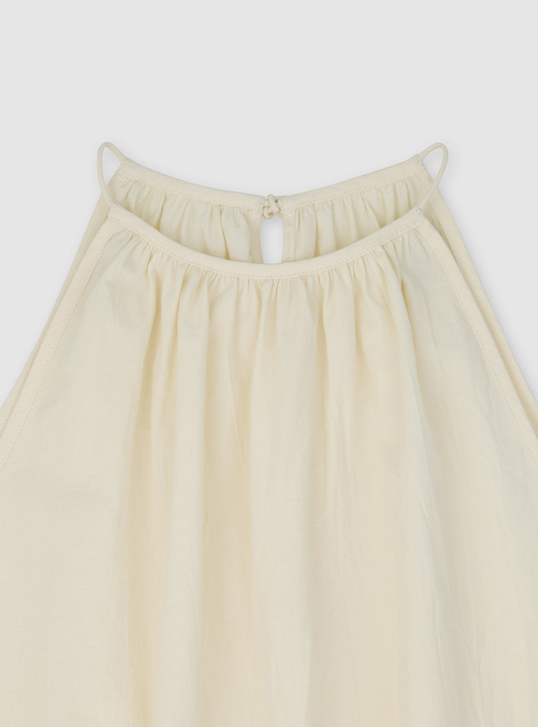 Antibes Halter Blouse (Cream)