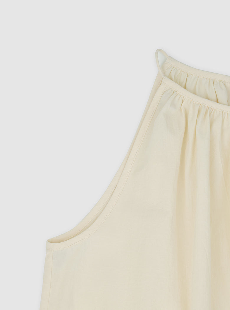 Antibes Halter Blouse (Cream)