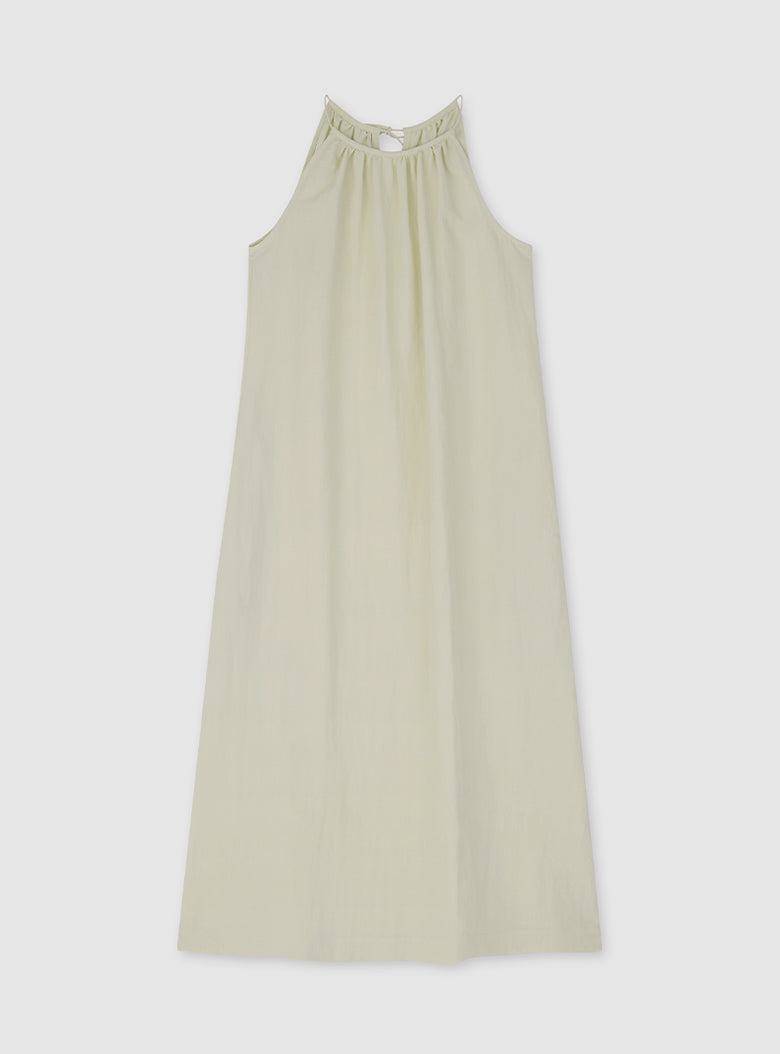 Antibes Halter Dress (LightBeige)