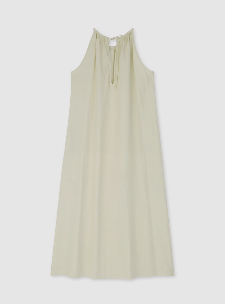 Antibes Halter Dress (LightBeige)