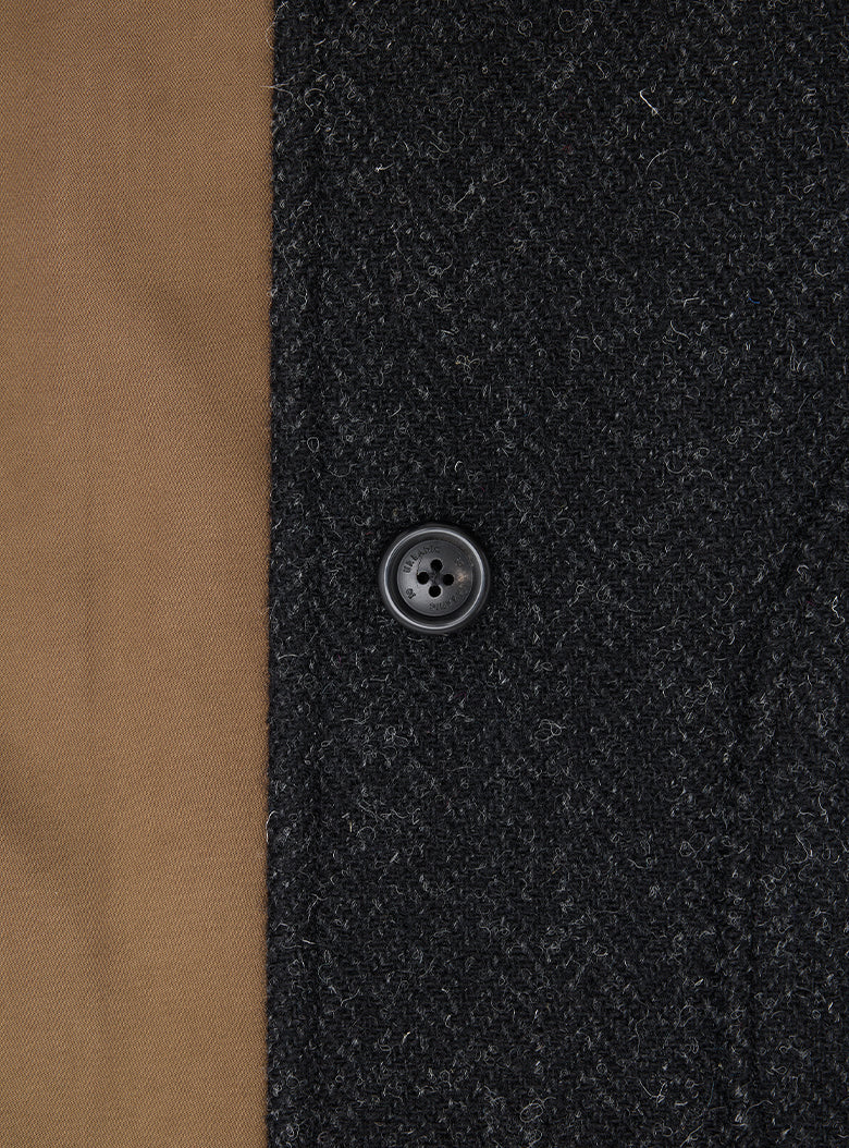 Belted Deck Coat (Herringbone)