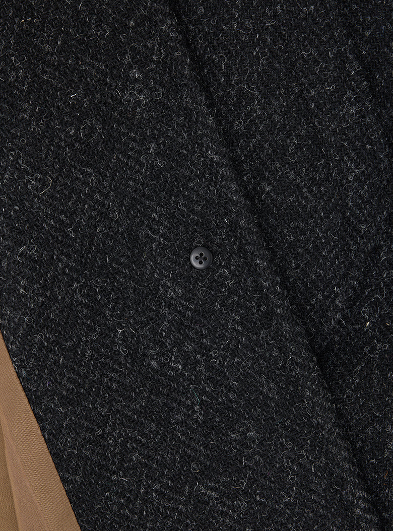 Belted Deck Coat (Herringbone)