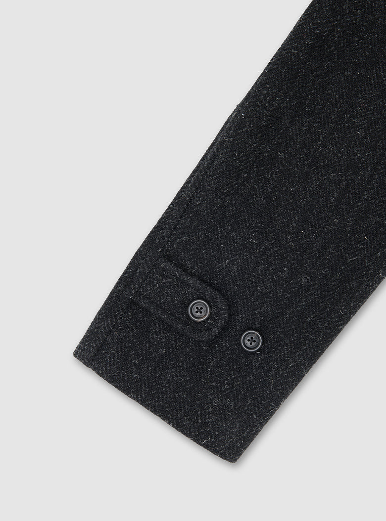 Belted Deck Coat (Herringbone)