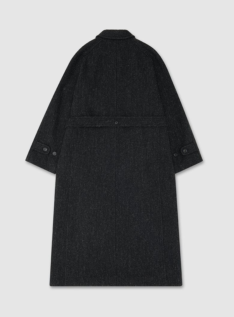 Belted Deck Coat (Herringbone)