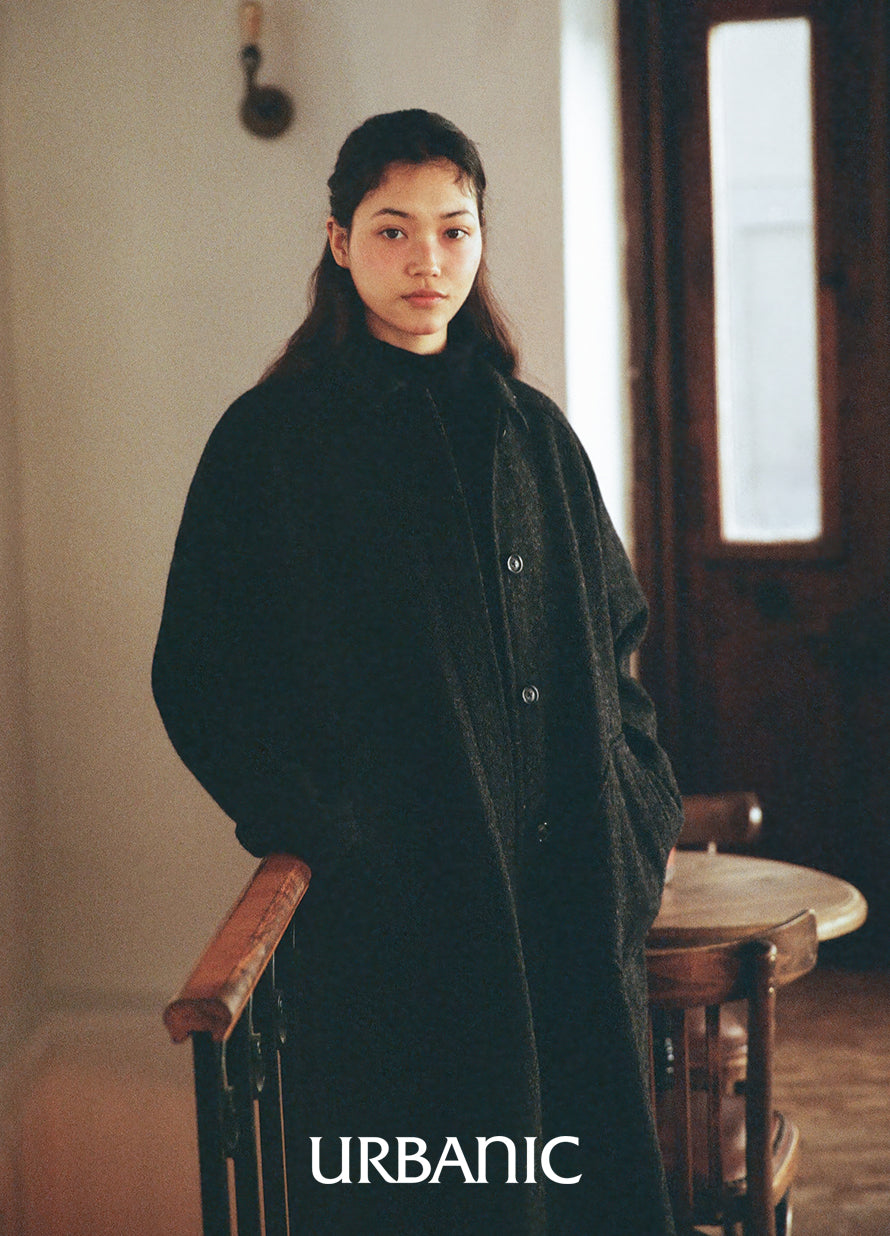 Belted Deck Coat (Herringbone)