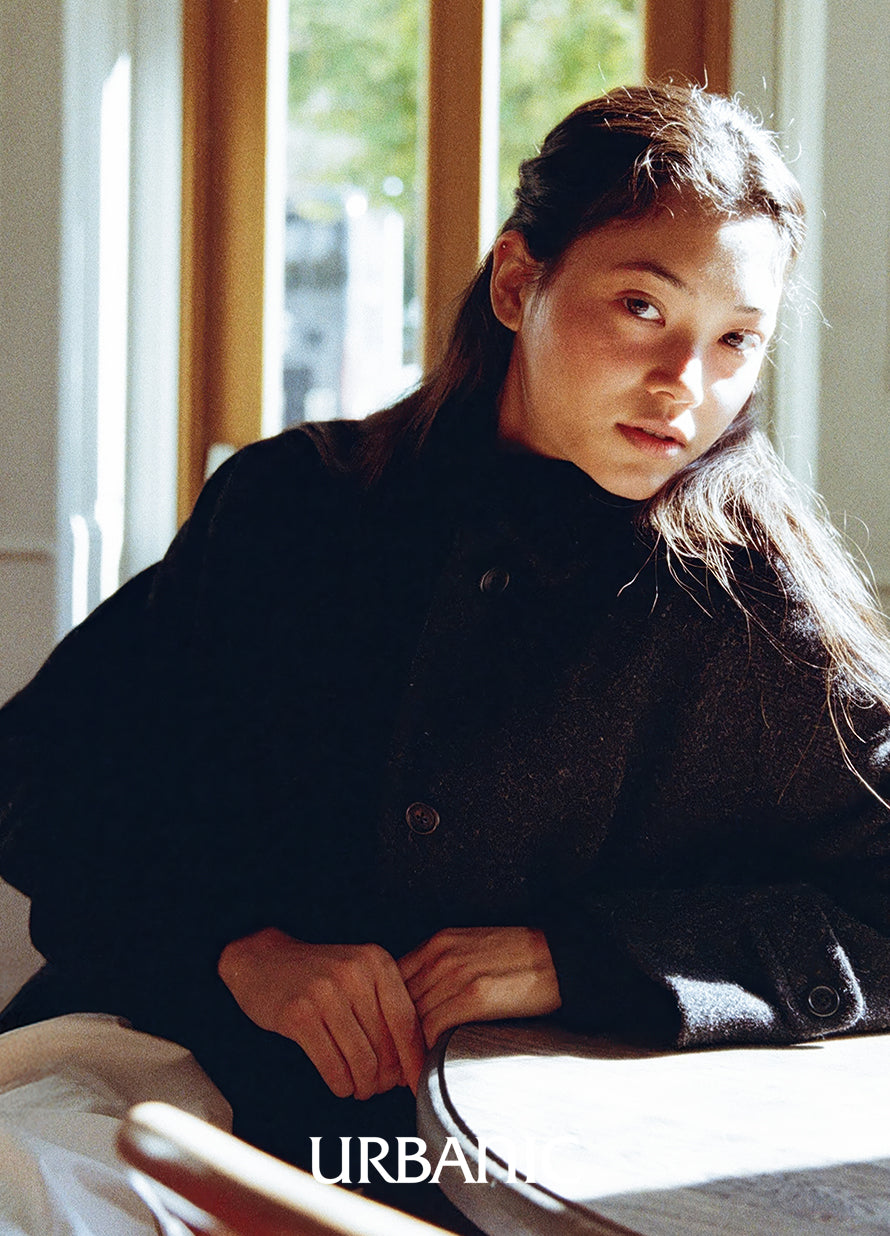 Belted Deck Coat (Herringbone)