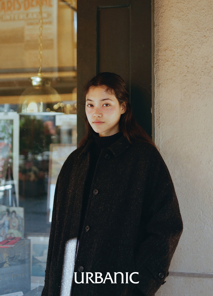 Belted Deck Coat (Herringbone)