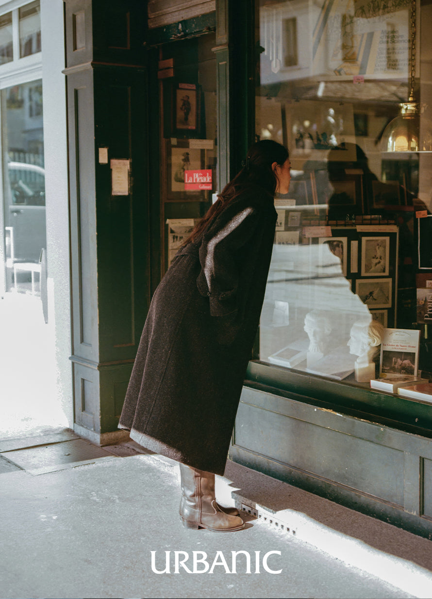 Belted Deck Coat (Herringbone)