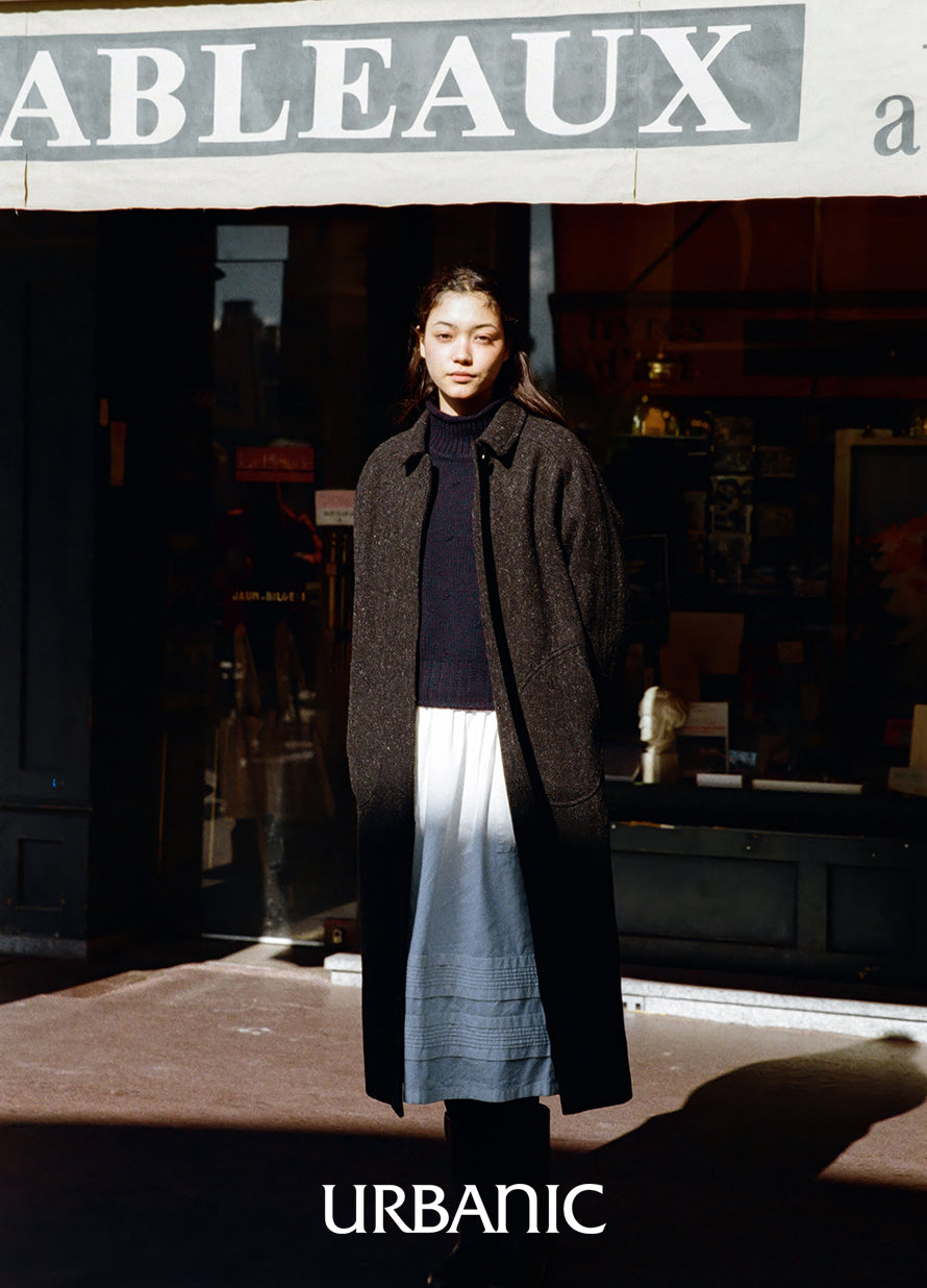 Belted Deck Coat (Herringbone)