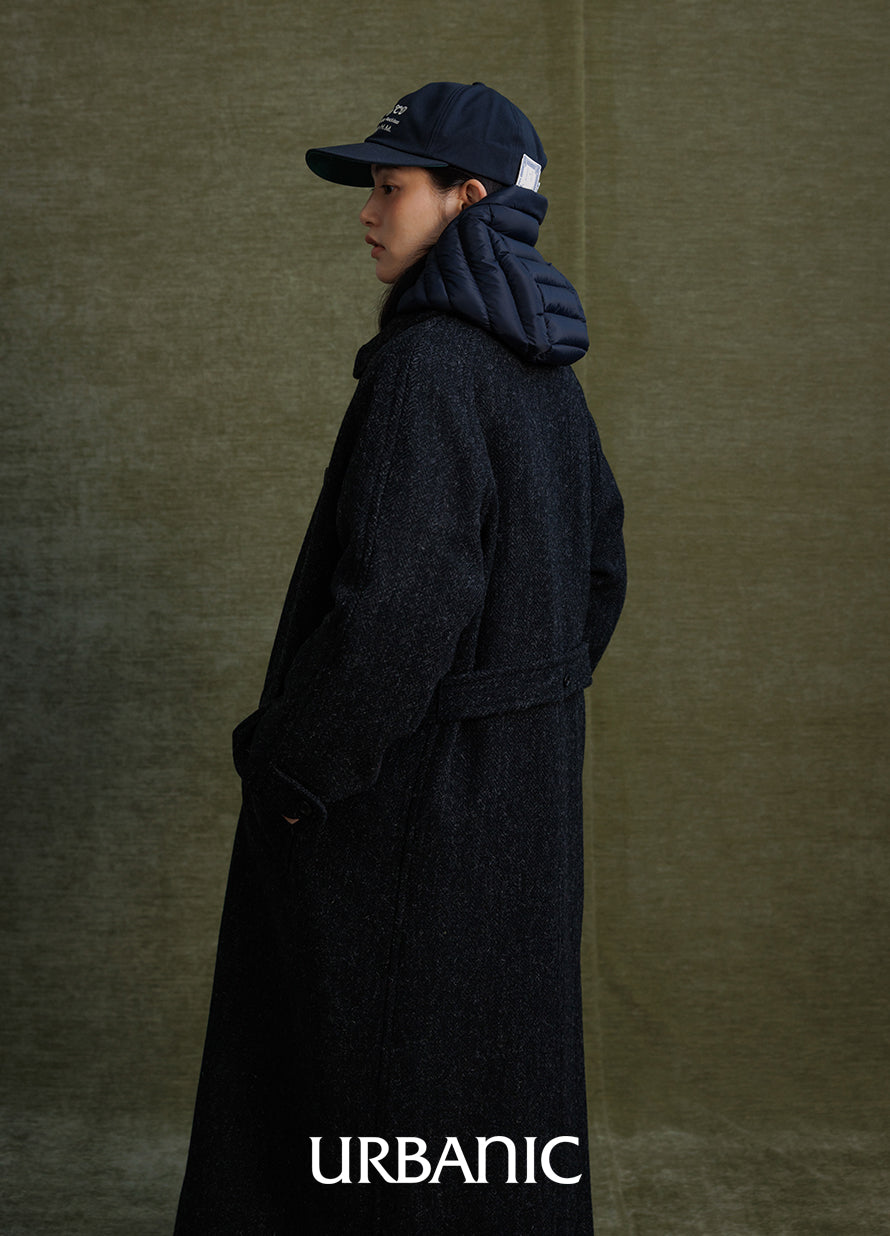 Belted Deck Coat (Herringbone)