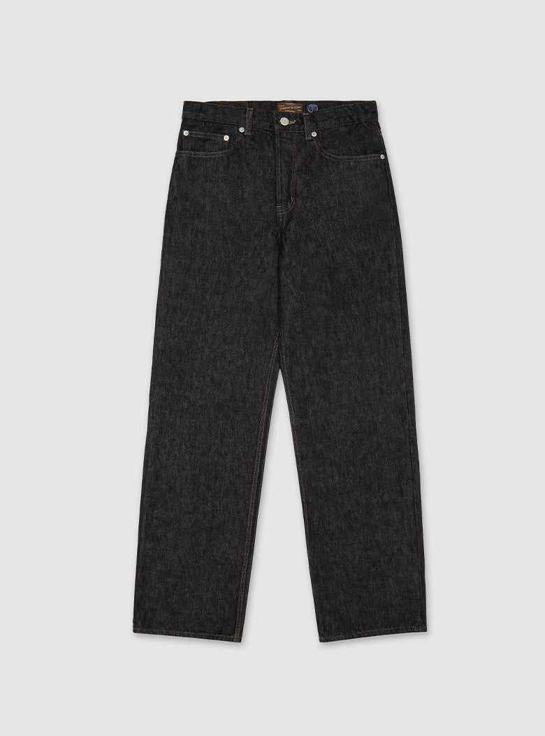Black Standard Denim Pants