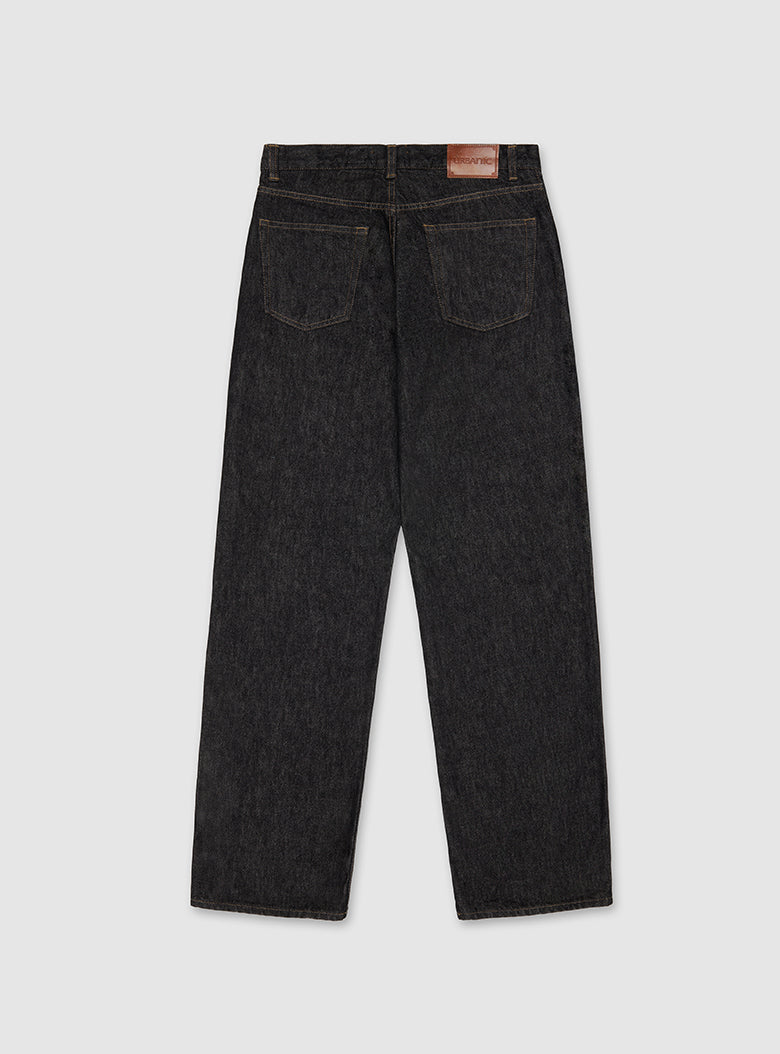 Black Standard Denim Pants