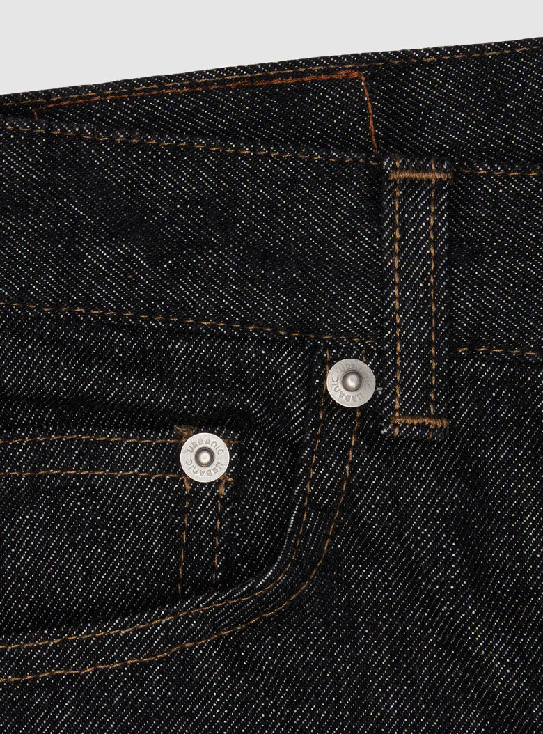 Black Standard Denim Pants
